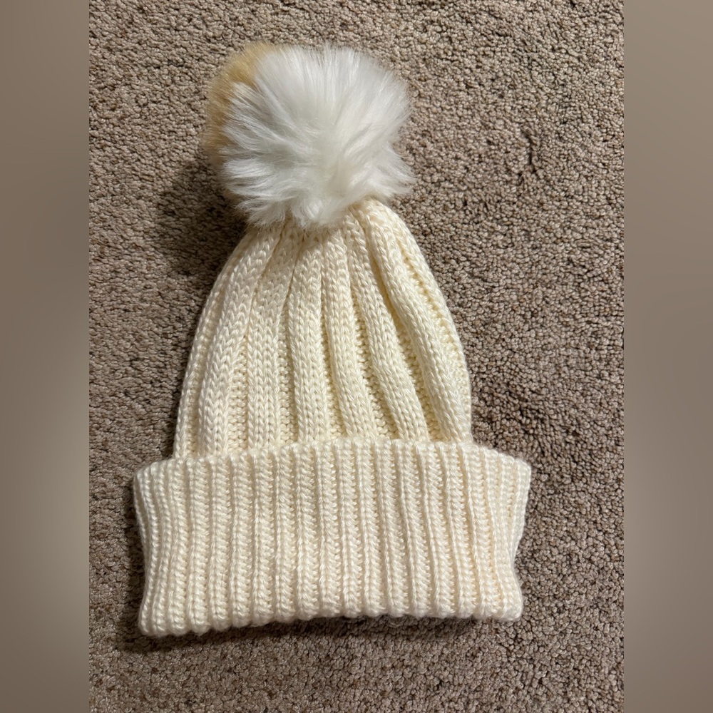 BCBGeneration Cream Knit Hat